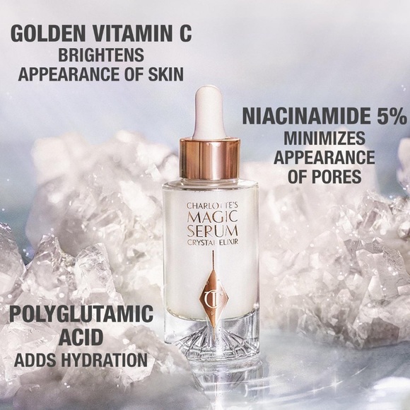 LAST 1! Charlotte Tilbury Magic Serum w/ Vitamin C 2PK 💧 NEW IN BOX - Picture 4 of 10